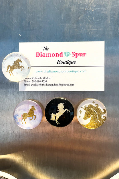 Small Unicorn Magnets - The Diamond Spur Boutique