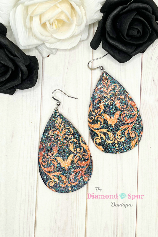Wood Bat Earrings
