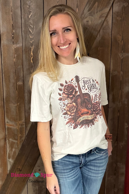 Loves Country Music Tee
