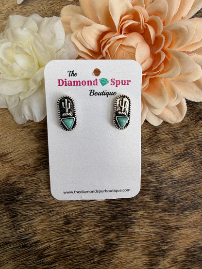 Small Western Stud Earrings