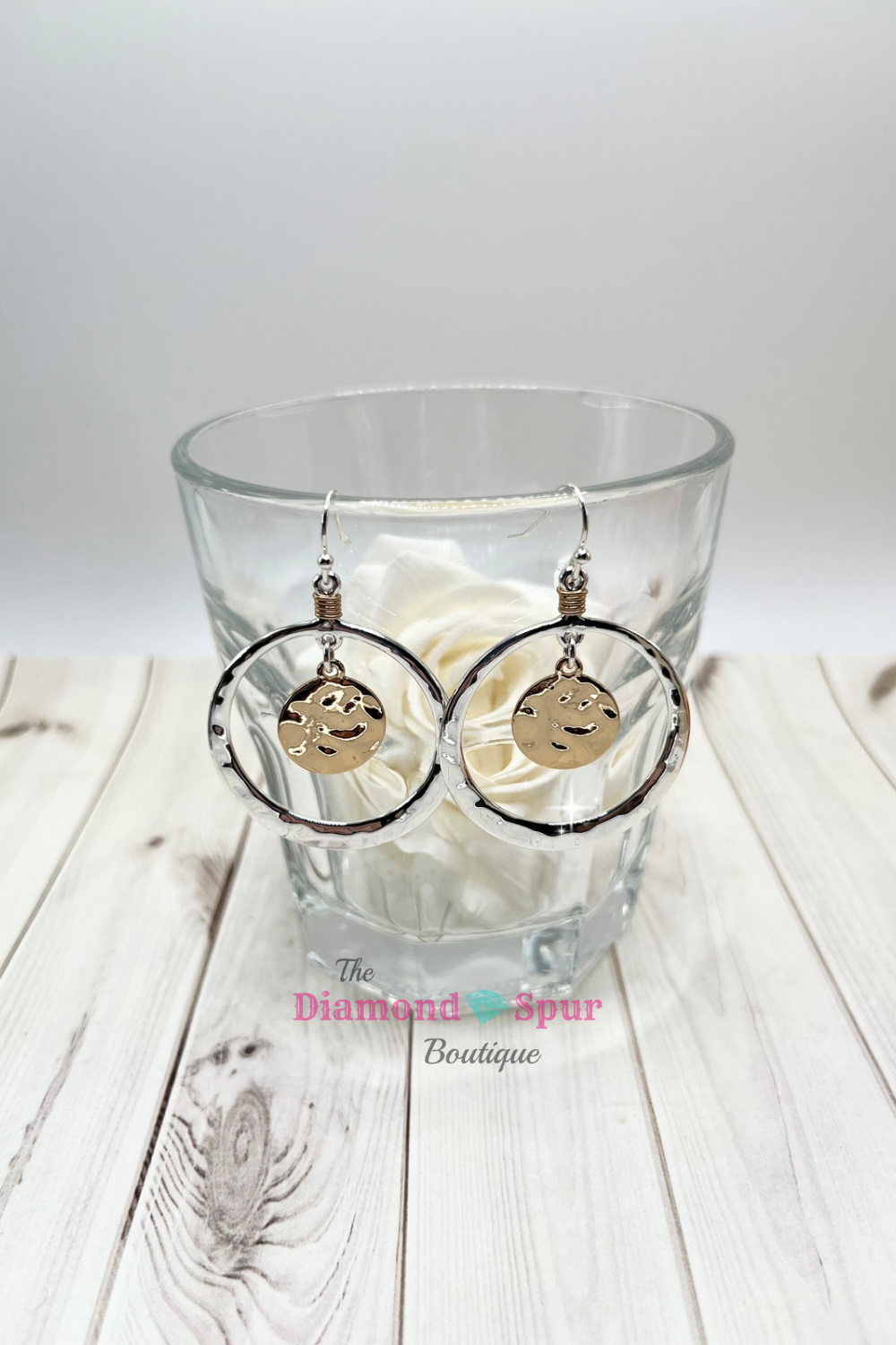 Circle Drop Earrings - The Diamond Spur Boutique