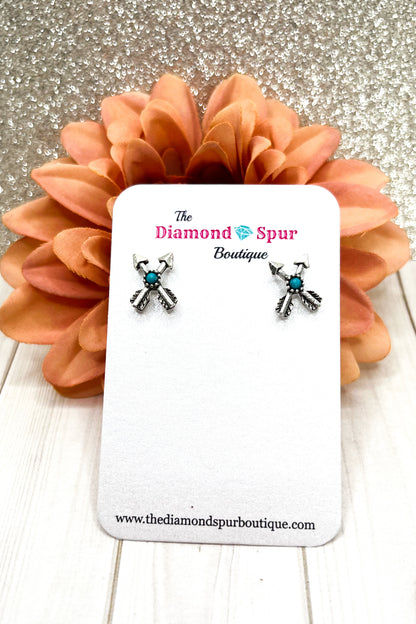 Western Stud Earrings - The Diamond Spur Boutique
