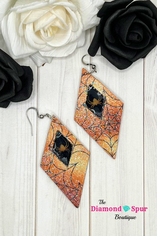 Spooky Spider Earrings