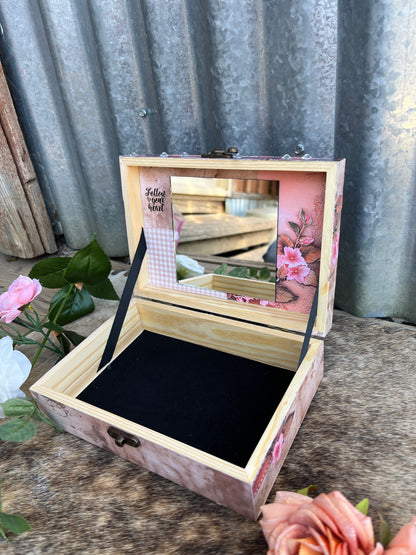 Western Woman Jewelry/Keepsake Box - The Diamond Spur Boutique