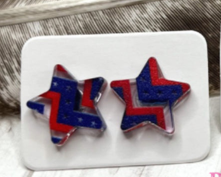 Star Stud Earrings - The Diamond Spur Boutique