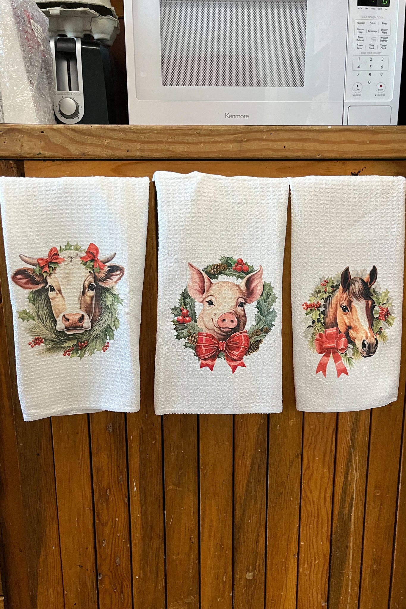 Christmas Dish Towel - The Diamond Spur Boutique