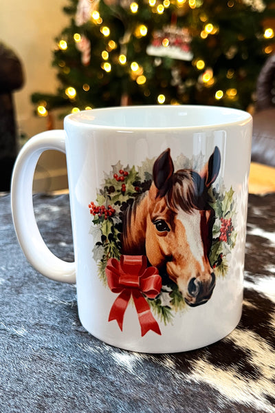 Christmas Farm Animal Mug - The Diamond Spur Boutique