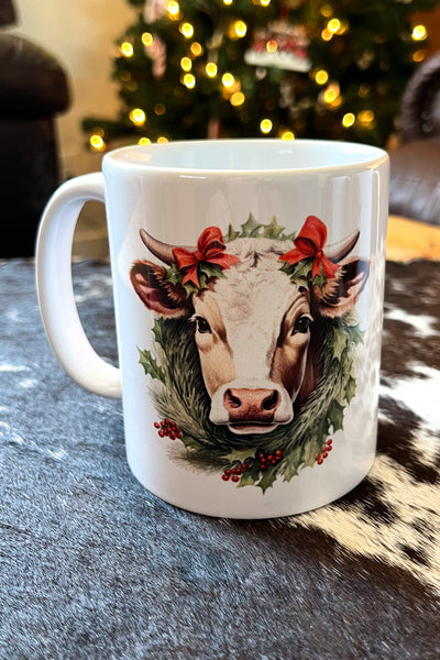 Christmas Farm Animal Mug - The Diamond Spur Boutique