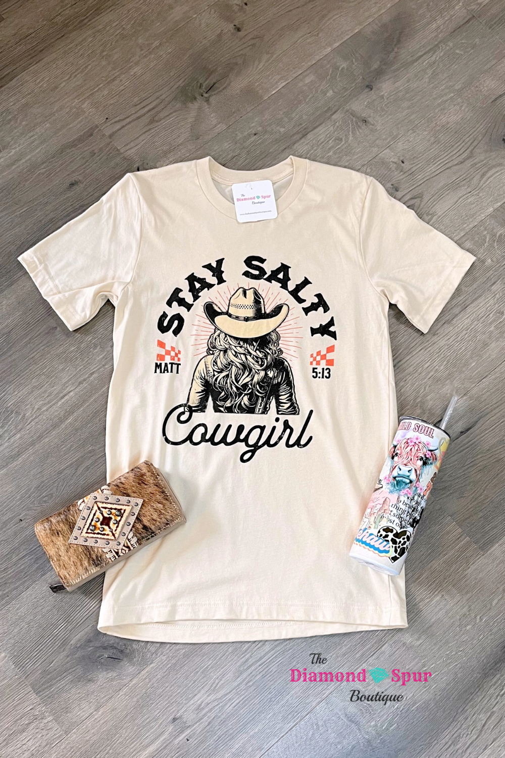 Stay Salty Cowgirl Tee
