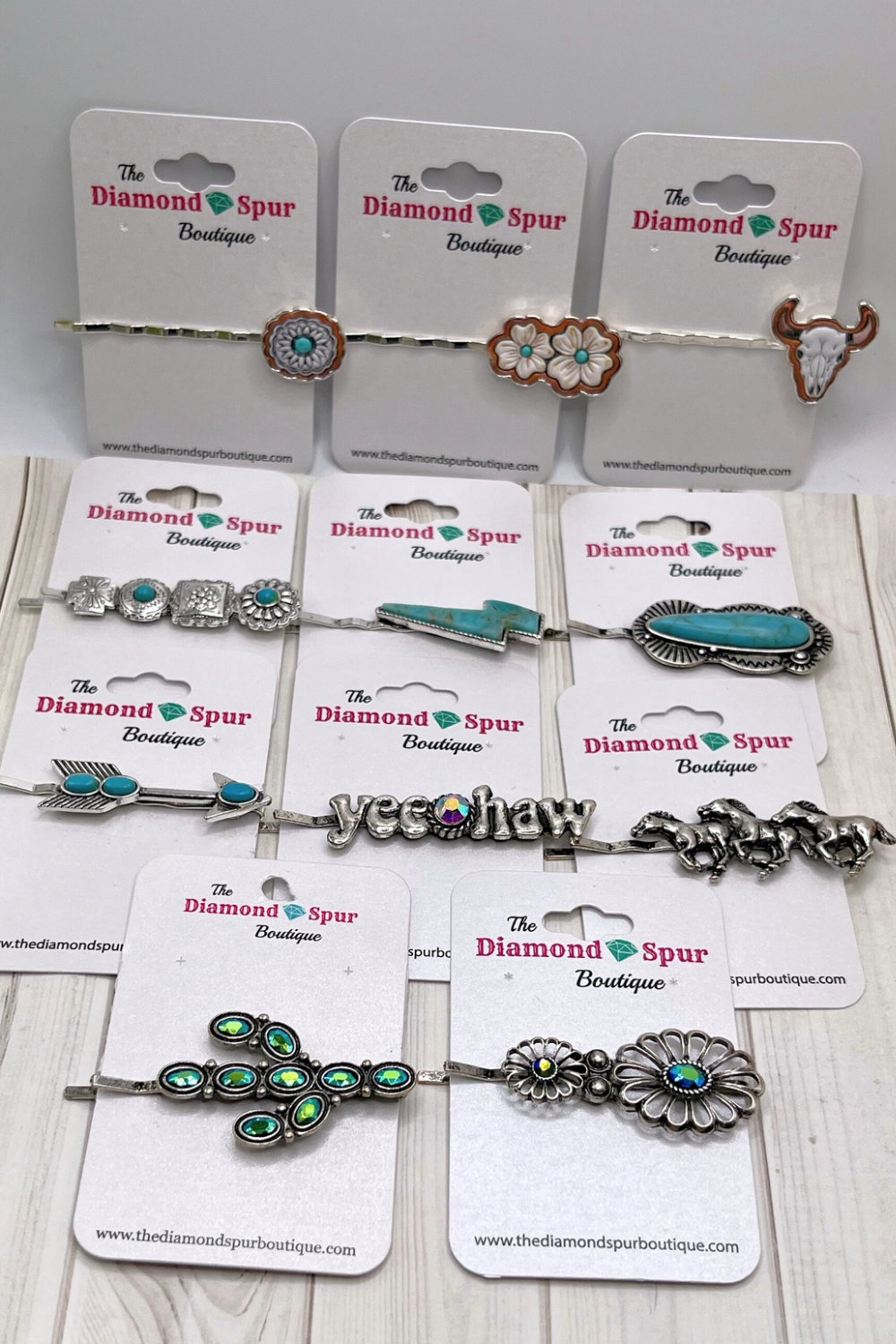 Western Hair Bobby Pins