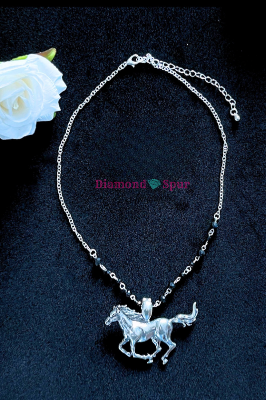 Wild Horse Pendant Necklace - The Diamond Spur Boutique