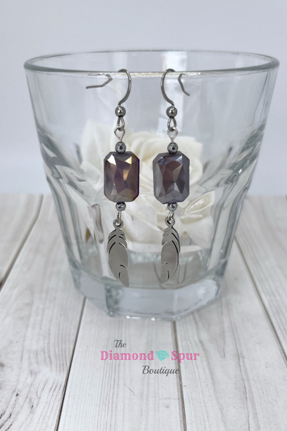 Boho Dreams Feather Earrings - The Diamond Spur Boutique