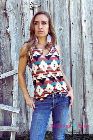 Sundown Aztec Tank Top