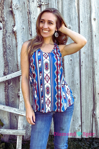 Patriotic Aztec Tank Top