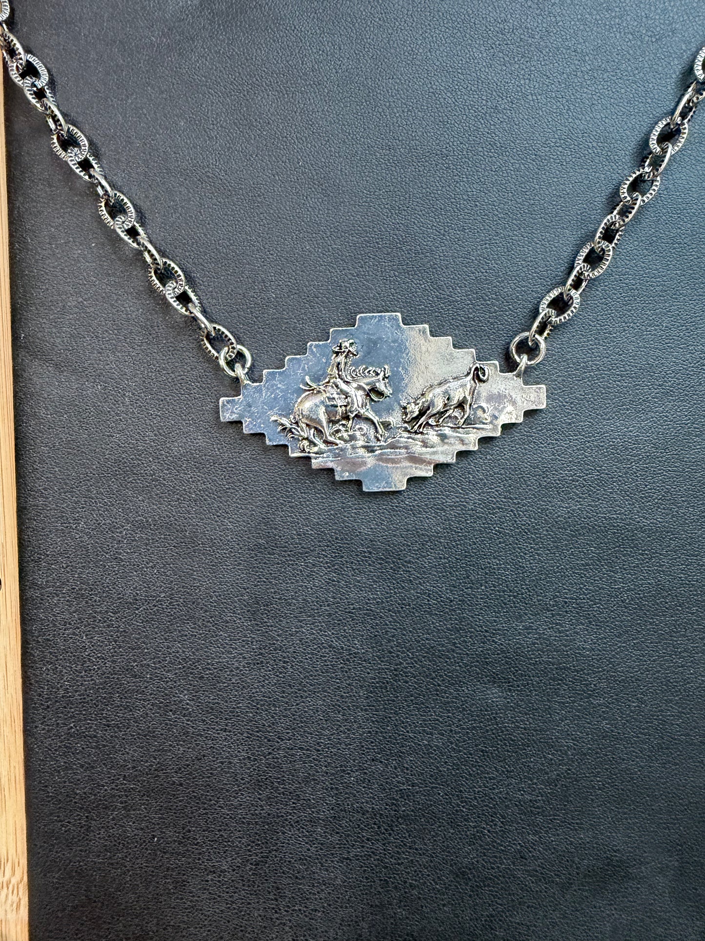 Cutting Horse Necklace