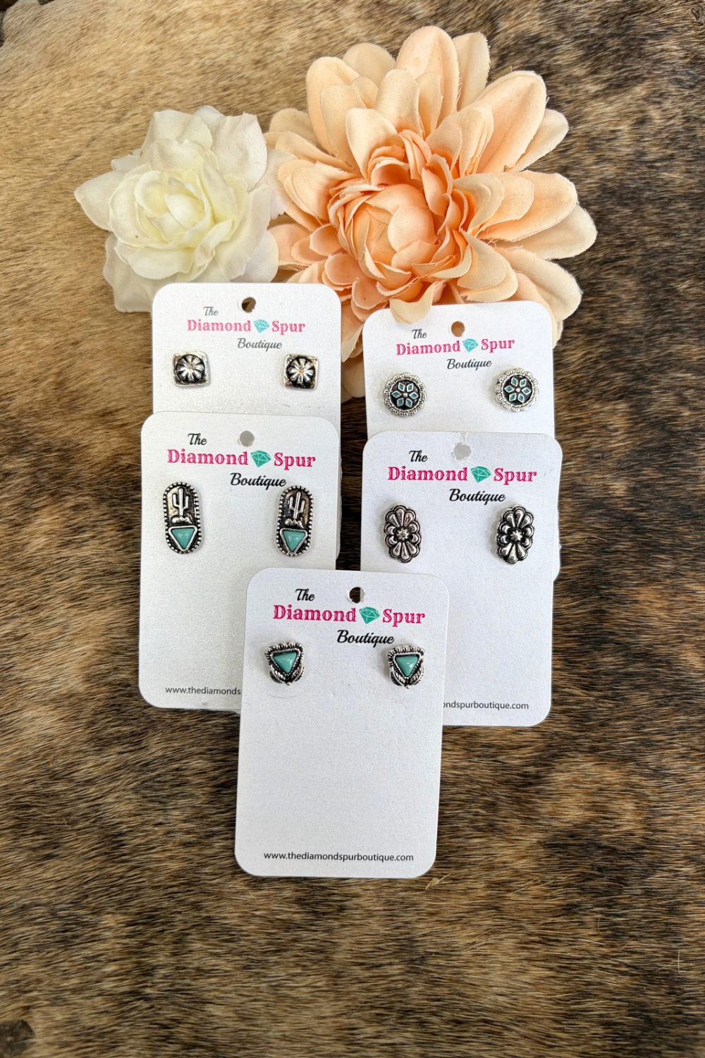 Small Western Stud Earrings