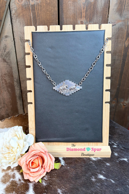 Cutting Horse Necklace