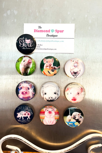 Pig Magnets - The Diamond Spur Boutique