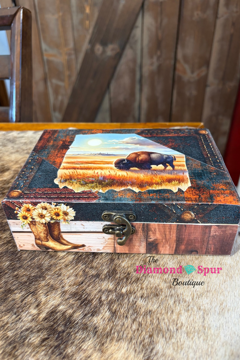 The Wyoming Jewelry/Keepsake Box