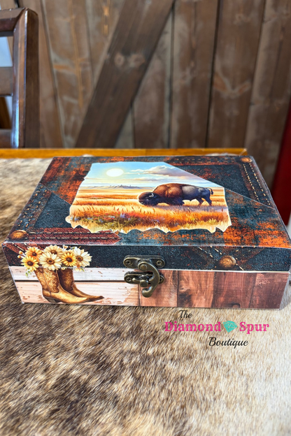 The Wyoming Jewelry/Keepsake Box