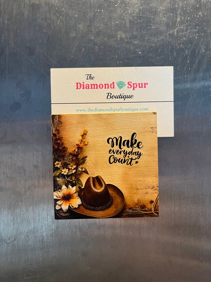 Wood Magnets - The Diamond Spur Boutique