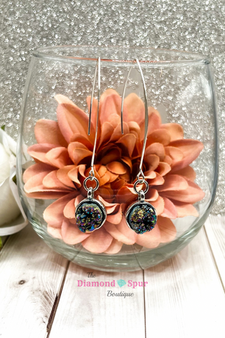 Genuine Druzy Stone Earrings