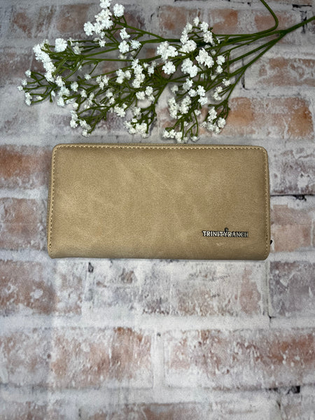 Tan Hair On Hide Diamond Wallet