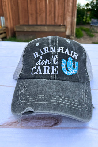 Barn Hair Don’t Care Ponytail Hat - The Diamond Spur Boutique