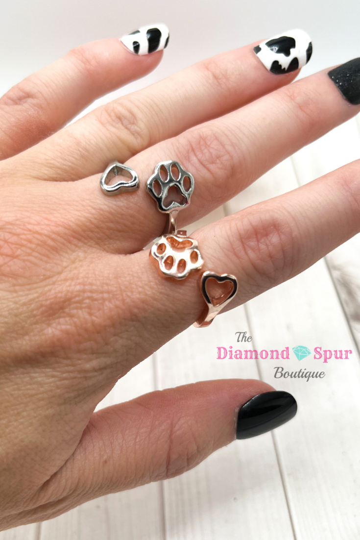 Stainless Steel Paw Ring