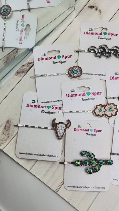 Western Hair Bobby Pins