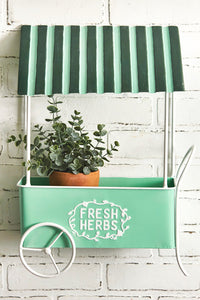 Fresh Herbs Hanging Wall Cart - The Diamond Spur Boutique
