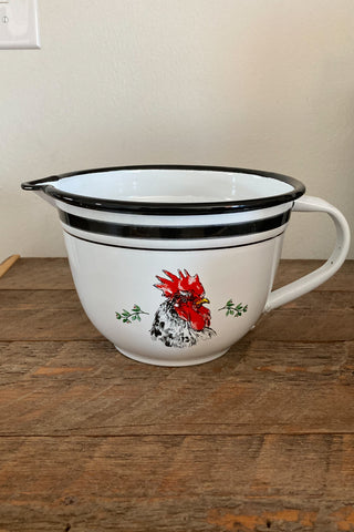 Rooster Mixing Bowl - The Diamond Spur Boutique