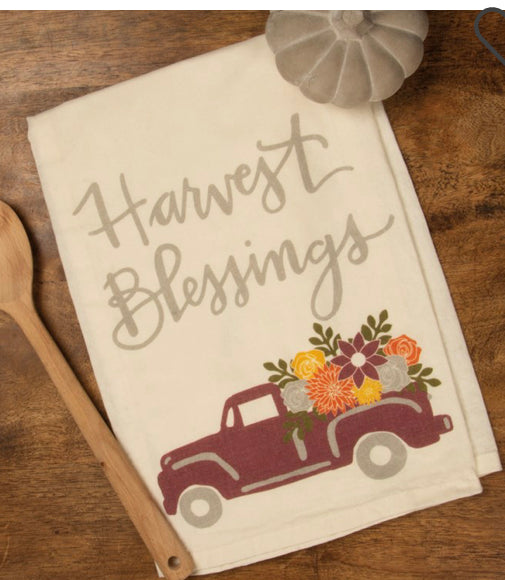 Harvest Blessings Dish Towel - The Diamond Spur Boutique
